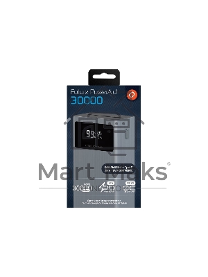 Портативный аккумулятор QUMO Future PowerAid 30000mAh темно-серый FPA-30C-S1