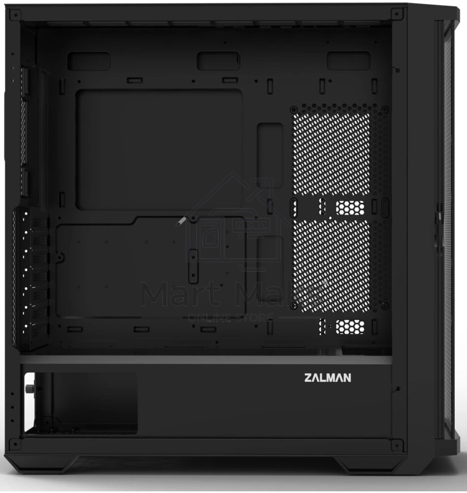 Компьютерный корпус ZALMAN Z10 PLUS, ATX, черный, WINDOW, 2x3.5