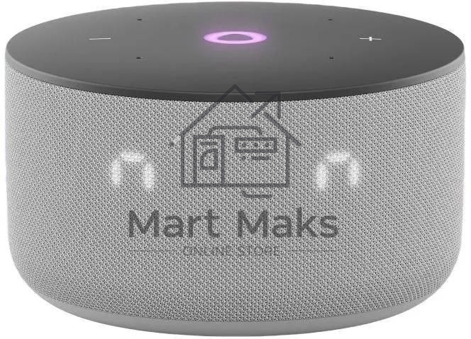 Умная колонка Яндекс Станция Мини 3, 12Вт, компактная, 1 динамик, часы, управление умным домом, Wi-Fi, Bluetooth 5.0, Алиса, серый