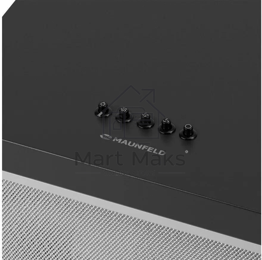 Вытяжка пристенная островная Maunfeld Box Push 40 черный, 40 см, 1000 куб. м/ч, 60 дБ