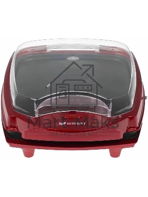 Электрогриль Kitfort KT-1610 1000Вт красный/черный