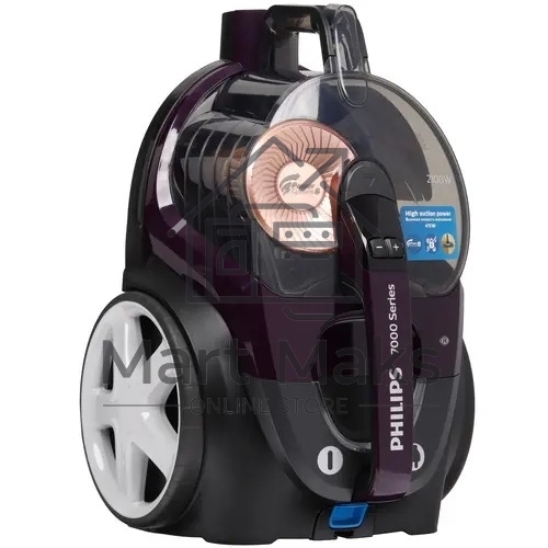 Пылесос Philips FC9734/01 фиолетовый, 470/2100 Вт, уборка сухая, пылесборник контейнер 2 л