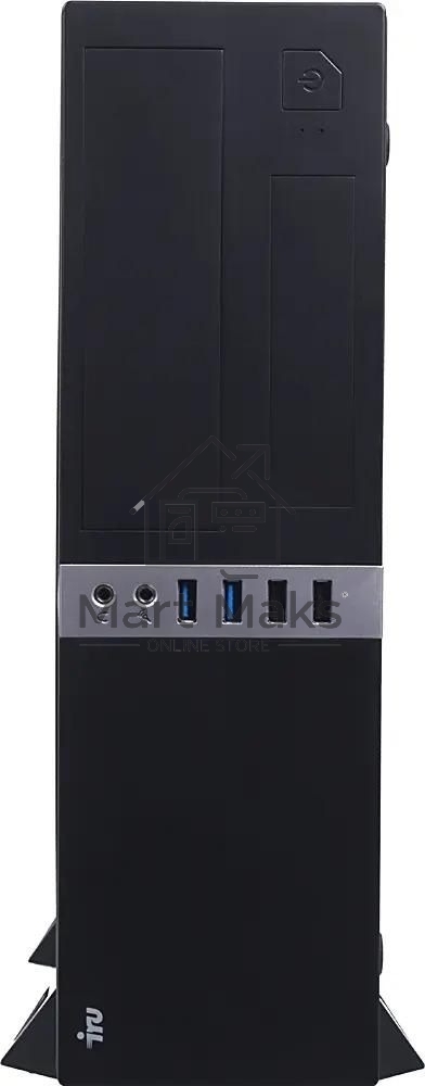 Компьютер IRU Office 310H6SF SFF i3 12100 (3.3) 8Gb SSD256Gb UHDG 730 Free DOS GbitEth 300W черный (1991582)