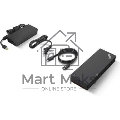 Док-станция Lenovo ThinkPad Universal Thunderbolt 4 Dock USB-C Dock (2x DP, 1x HDMI, 4x USB A 3.1 Gen 1, 1x USB Type-C, 1x RJ-45, 1x Combo Audio Jack 3.5mm/Thunderbolt 4 Power/Up to 4 ext monitors