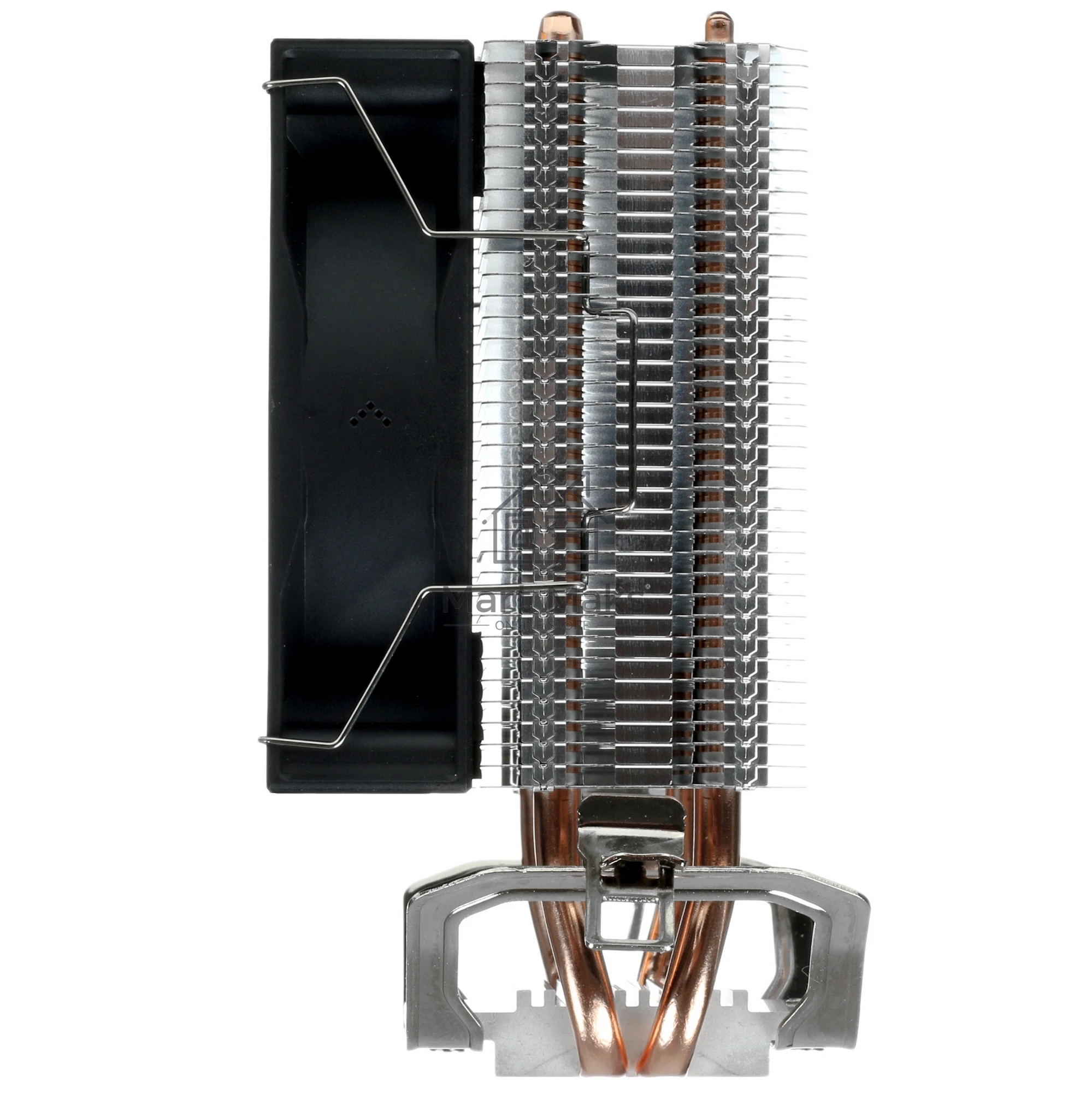 Кулер для процессора DEEPCOOL AG200 черный, 92 мм, алюминий/медь, 3050 об/мин, 30.5 дБ, 4 pin, 100 Вт, 133 мм