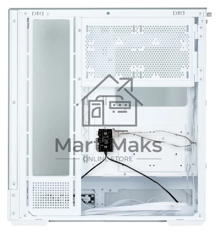 Компьютерный корпус ZALMAN P40 Prism Plus, ATX, белый, WINDOW, 3xCombo (3.5'' or 2.5