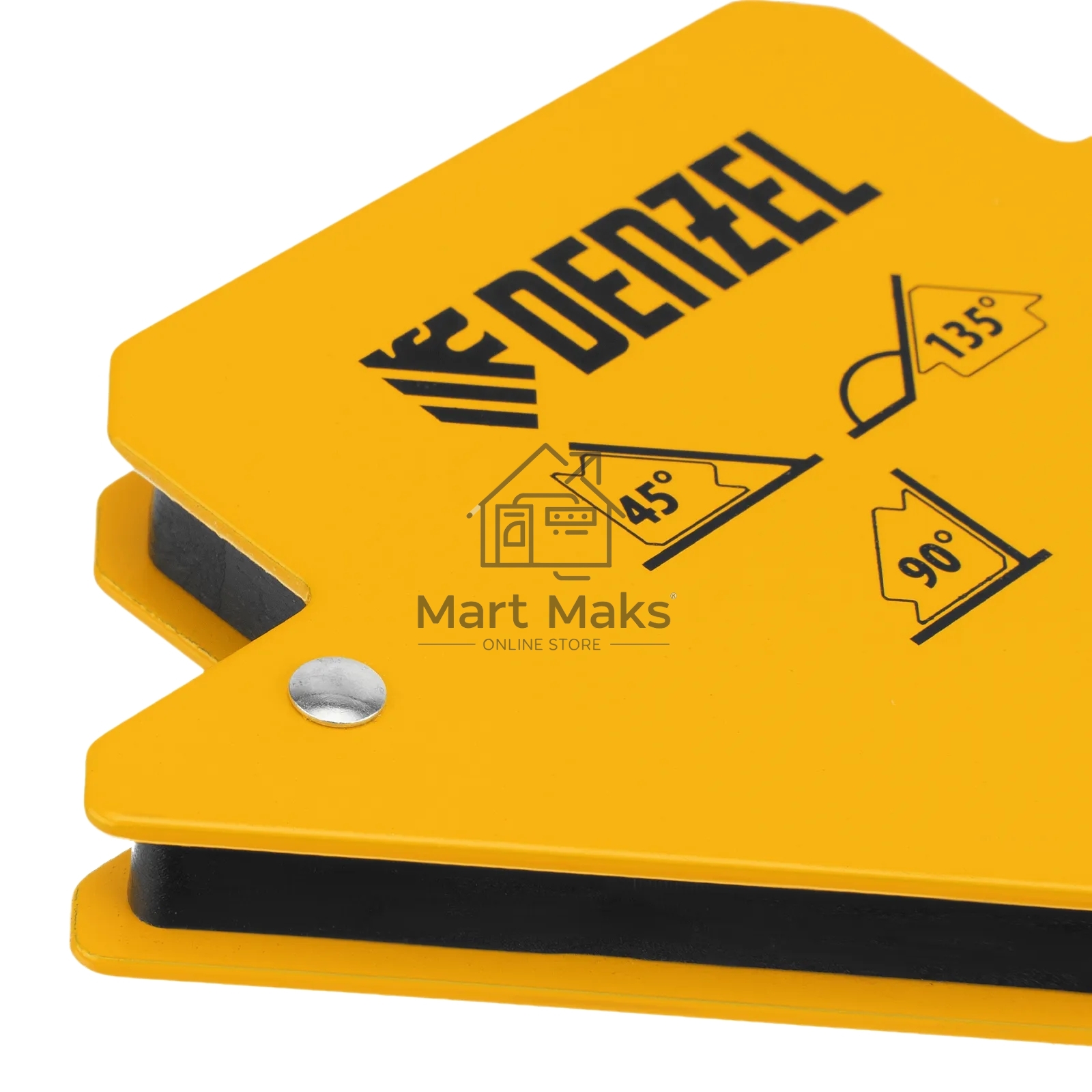 Фиксатор магнитный для сварочных работ Denzel усилие 25 LB