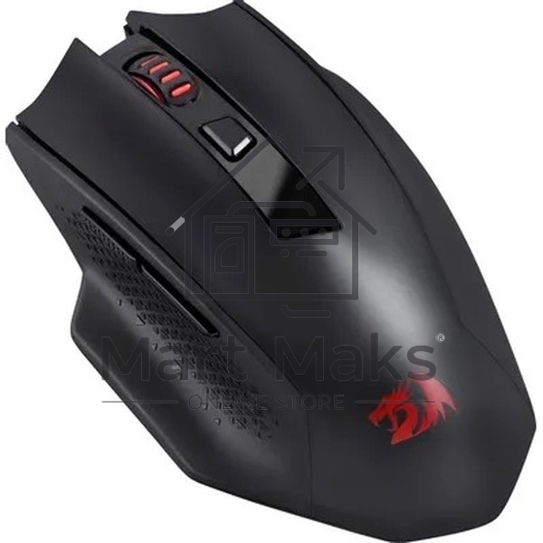 Мышь беспроводная REDRAGON Woki черный, 26000 dpi, радиоканал, Bluetooth, USB, кнопки - 6