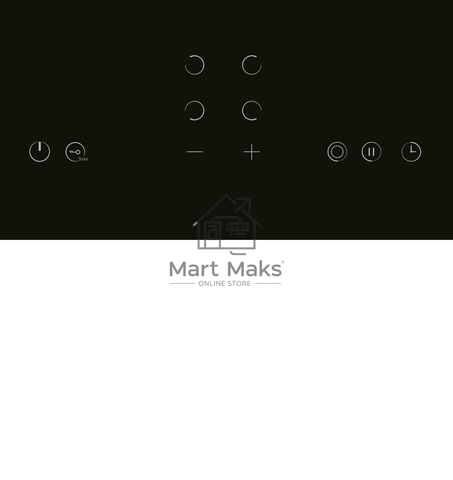 Электрическая варочная панель LEX EVH 642B BL Hi-Light, независимая, черный