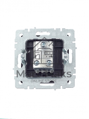 Розетка телевизионная проходная IEK BRITE РТВ10-0-БрЧ черный