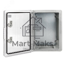 Бокс пластиковый с монтажной платой прозрачная дверь EKF PROxima PBT65MP003 400х300х170 мм IP65