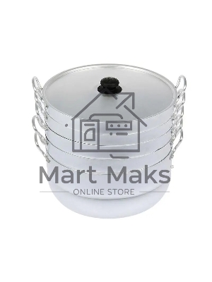 Мантоварка алюминиевая КАЛИТВА 18134 13 л с 4 сетками