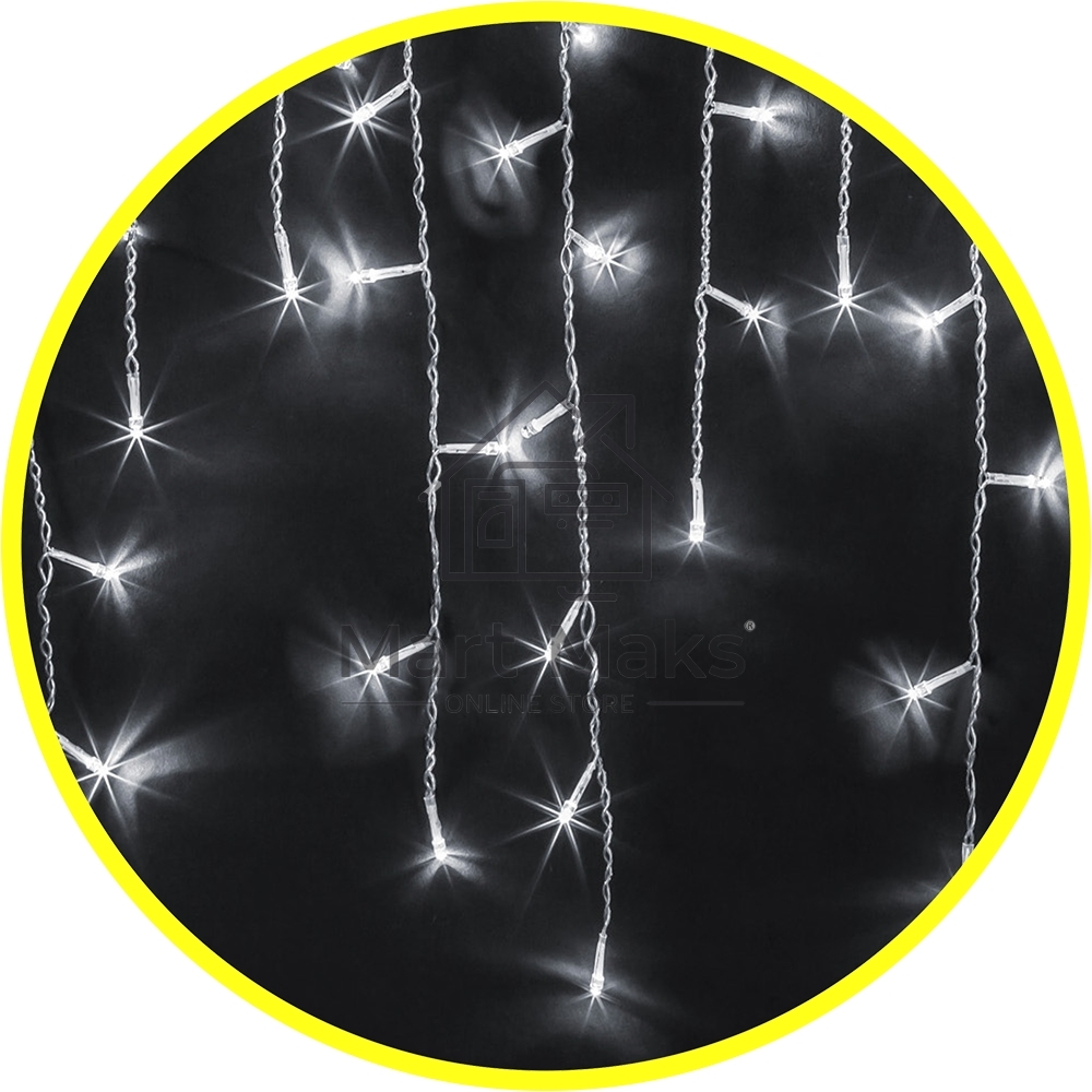 Гирлянда Navigator NGF-D029-03 (бахрома CW 240 4.7х0.6м IP44 BL)