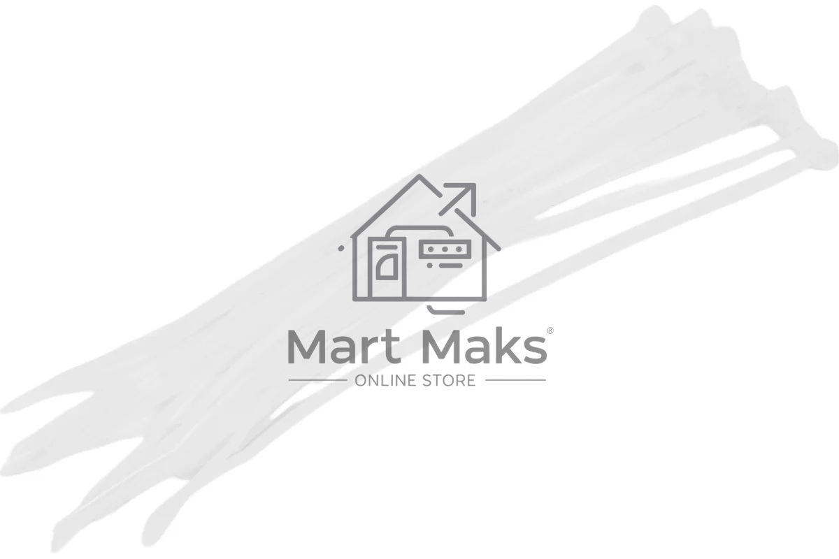 Хомут кабельный 2.5х150 нейл. белый (уп.100шт) EKF plc-c-2.5x150