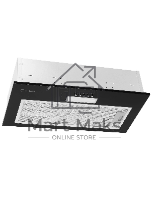 Вытяжка встраиваемая LEX GS Bloc LIGHT 600 черный, 53 см, 500 куб. м/ч, 44 дБ