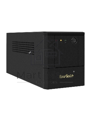 Источник бесперебойного питания ExeGate Power NB-2200.LED.AVR.8C13 (2200VA/1300W, LED, AVR, 8*C13, батарея 12V 9Ah - 2 шт., металлический корпус, Black)