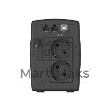 Источник бесперебойного питания CBR QTM-650T-2F-LCUC / 650ВА / 360Вт / 2 x Shuko, HID-USB, RJ45/11