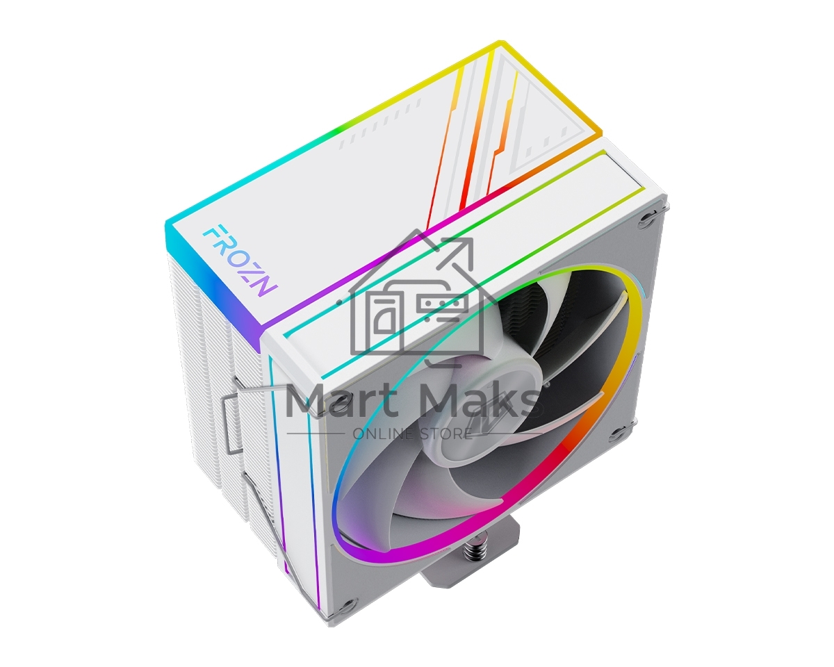 Кулер ID-Cooling Frozn A410 ARGB Wh белый 120мм алюминий+медь 2000rpm 30db 4-pin 220W 152мм