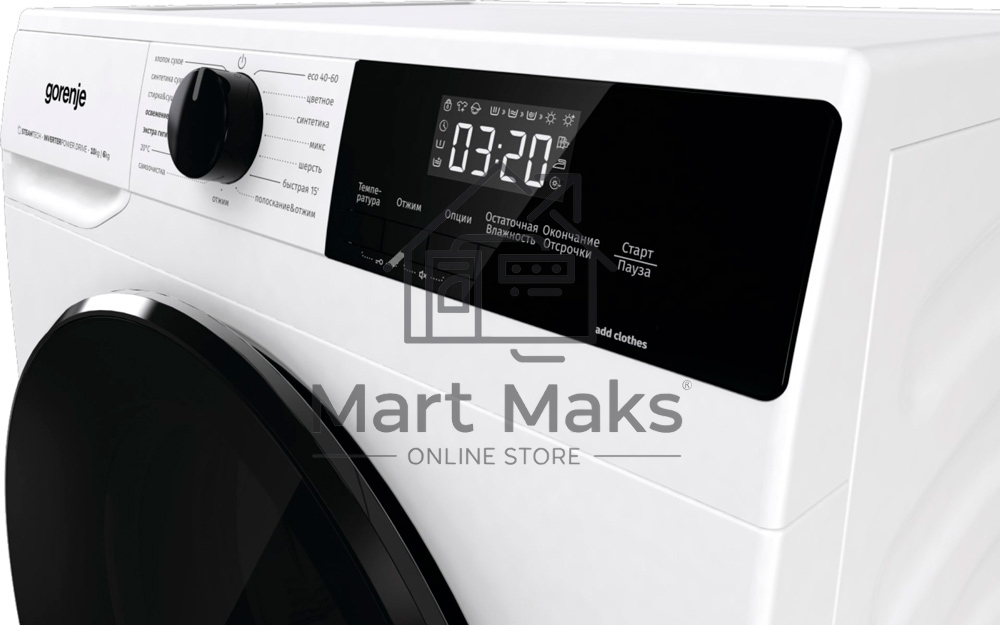 Стирально-сушильная машина Gorenje W1D2A164ADS (20010443) белый загр. фронтальная макс.: 10 кг 1400об/мин класс: А