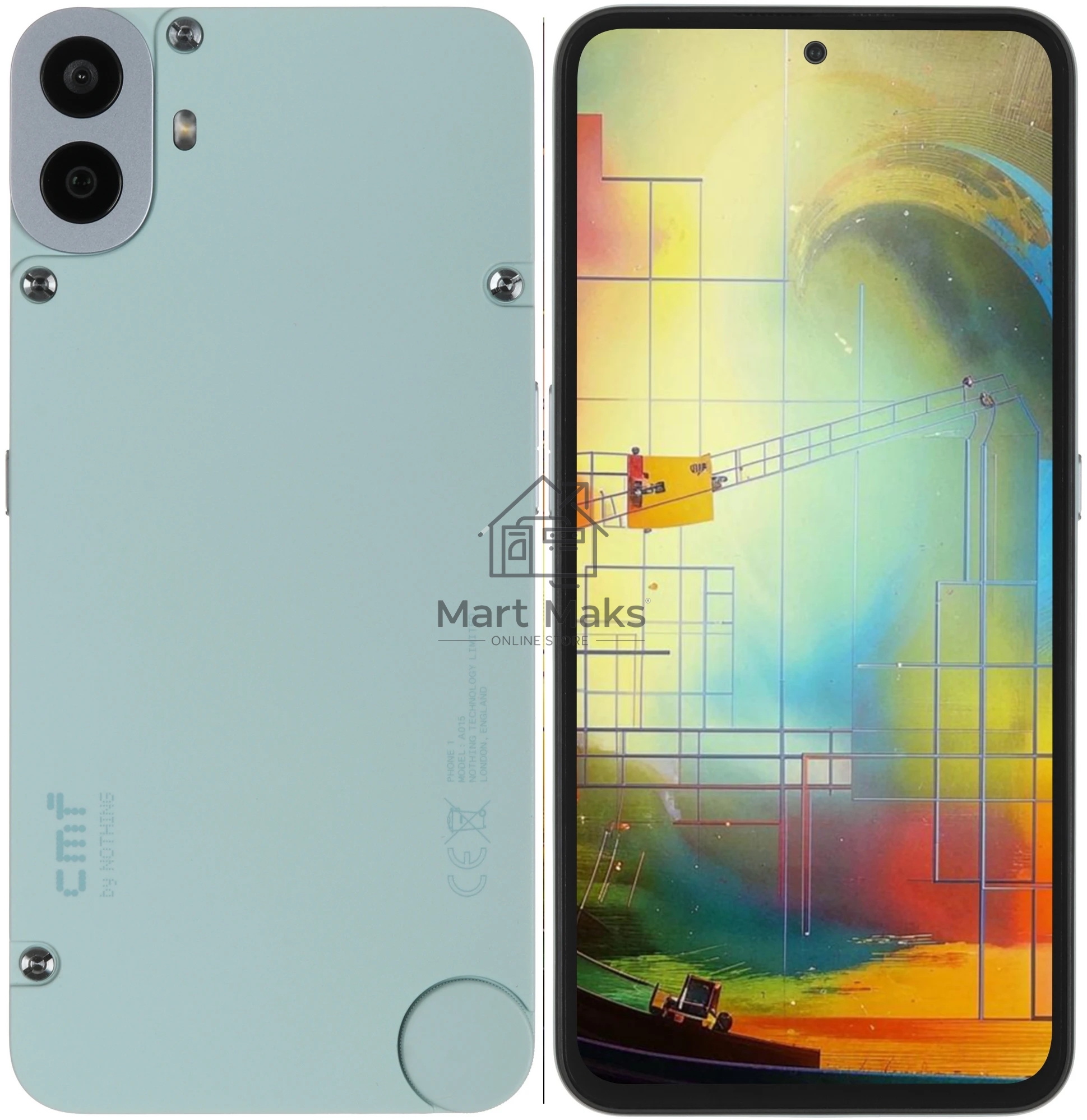 Смартфон Nothing Phone 1 EU, 8/256Gb, зеленый