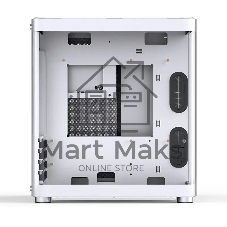 Компьютерный корпус без блока питания JONSBO TK-1, Mini-Tower, TG, no fan, 1xUSB-A 3.2 + 1xUSB-C 3.2, mATX, mITX White