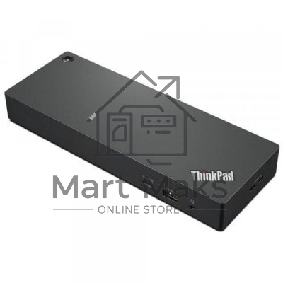 Док-станция Lenovo ThinkPad Universal Thunderbolt 4 Dock USB-C Dock (2x DP, 1x HDMI, 4x USB A 3.1 Gen 1, 1x USB Type-C, 1x RJ-45, 1x Combo Audio Jack 3.5mm/Thunderbolt 4 Power/Up to 4 ext monitors