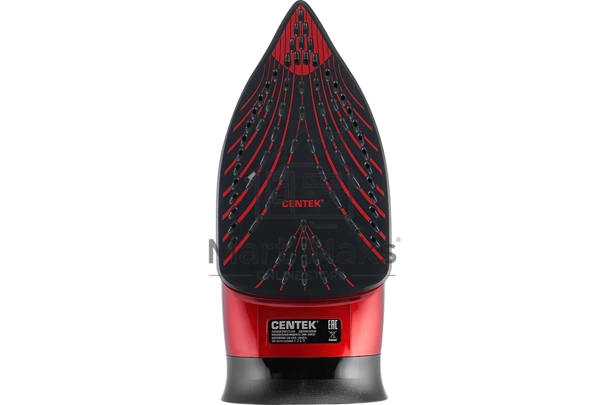 Утюг Centek CT-2359 красный/черный, 3300 Вт