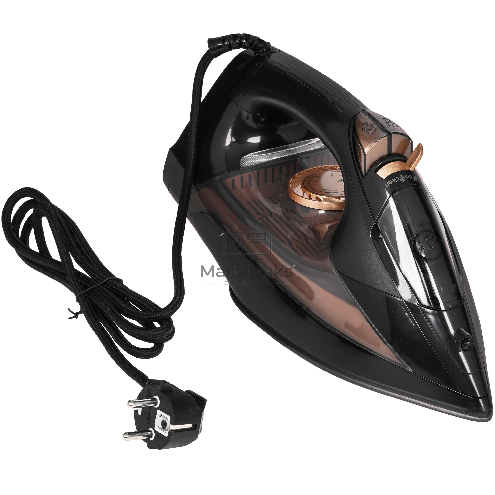 Утюг DELTA DL-152 черный с золотым