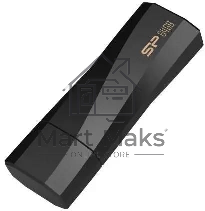 Флешка USB R/W  SILICON POWER 64GB Blaze B07 Type-A USB 3.2 Gen 1, Black