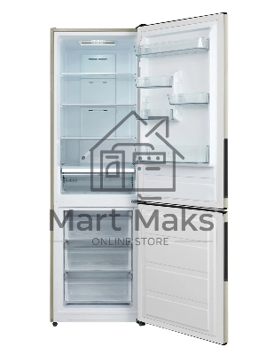 Холодильник Centek CT-1722 бежевый двухкамерный 230/88 л морозилка снизу, No Frost