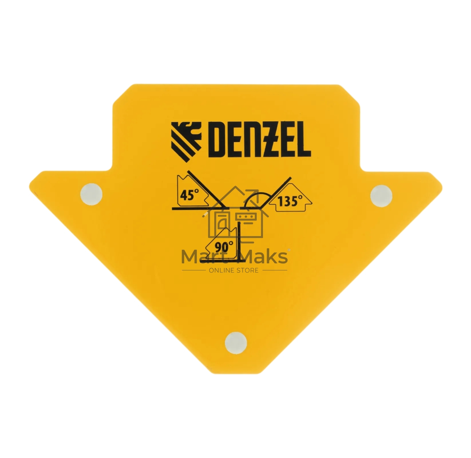 Фиксатор магнитный для сварочных работ Denzel усилие 25 LB