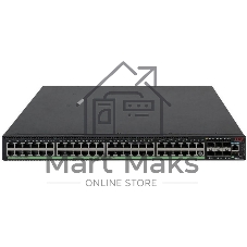 Коммутатор H3C S5570S-54S-PWR-EI-A, 48×1 Гбит/с PoE+ + 6×10 Гбит/с SFP+, управляемый