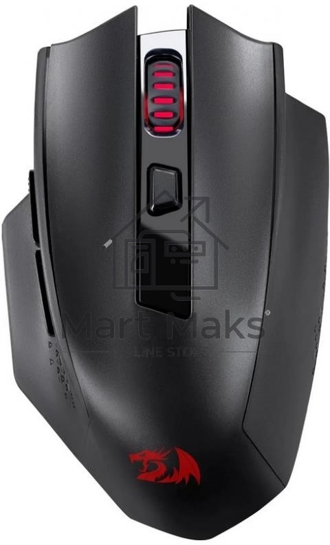 Мышь беспроводная REDRAGON Woki черный, 26000 dpi, радиоканал, Bluetooth, USB, кнопки - 6