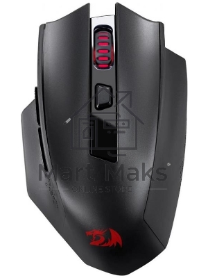 Мышь беспроводная REDRAGON Woki черный, 26000 dpi, радиоканал, Bluetooth, USB, кнопки - 6