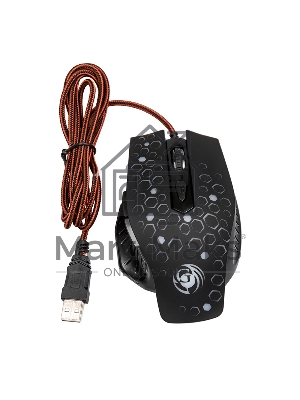 Мышь проводная Dialog Gan-Kata MGK-11U черный, 2400 dpi, USB, кнопки - 6