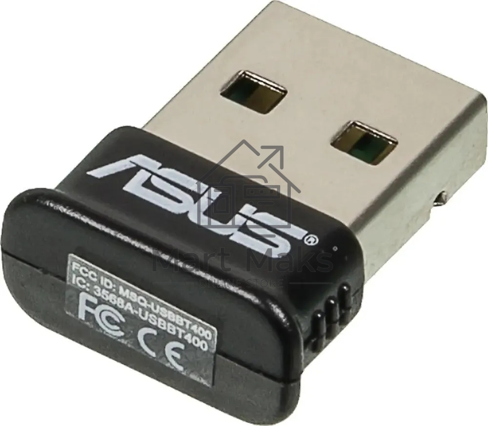 Сетевой адаптер Bluetooth ASUS USB-BT400 USB 2.0, 3 Мбит/с, радиус 10 м
