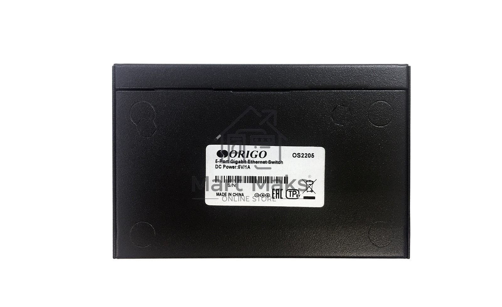 Неуправляемый коммутатор ORIGO OS2205/A2A 5x1000Base-T, корпус металл