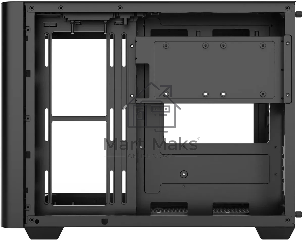 Компьютерный корпус Bloody BD-CC112 черный без БП mATX 9x120mm 2xUSB3.0 audio bott PSU