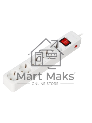 Сетевой фильтр Smartbuy (SBSP-5-50-W) 5 гн х 5,0 м белый