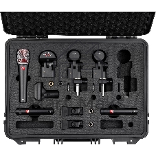 Набор микрофонов для ударной установки sE Electronics V PACK CLUB 1 х микрофон V KICK, 2 х микрофона V BEAT, 3 х крепления V CLAMP, 1 х микрофон V7 X, 2 х конденсаторных микрофона sE7, пластиковый кейс