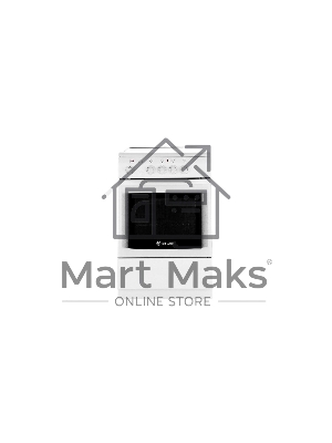 Плита электрическая De Luxe 506004.04ЭС белый, конфорок 4 шт, духовка 60 л, 50 см x 87 см x 60 см