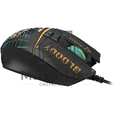 Мышь проводная A4Tech Bloody W63 Max Renegade черный, 12000 dpi, USB, кнопки - 7