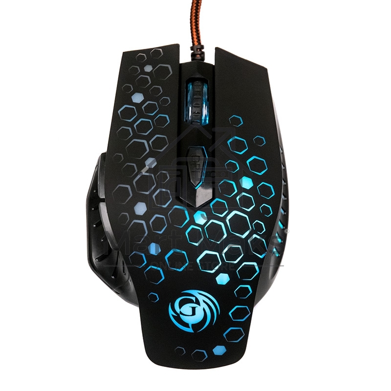 Мышь проводная Dialog Gan-Kata MGK-11U черный, 2400 dpi, USB, кнопки - 6