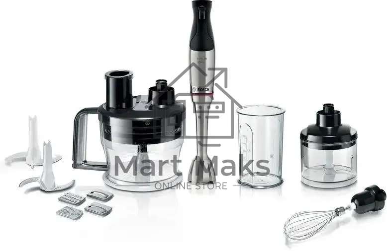 Блендер погружной Bosch MSM6M871 1200 Вт, черный