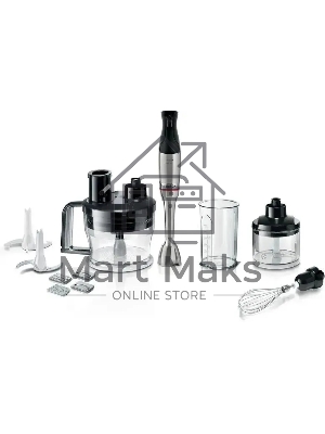 Блендер погружной Bosch MSM6M871 1200 Вт, черный