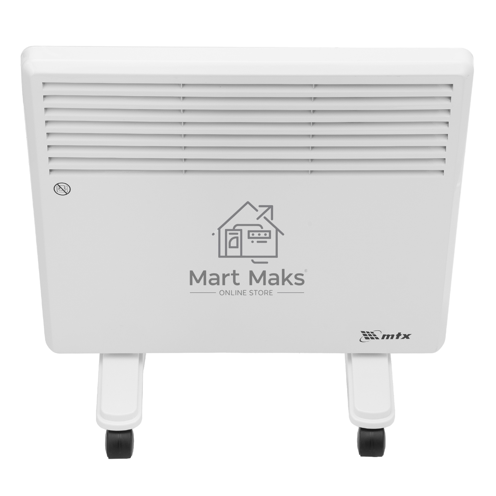 Конвектор электрический MTX CH-1000, белый, 1000 Вт, 10 м2, термостат