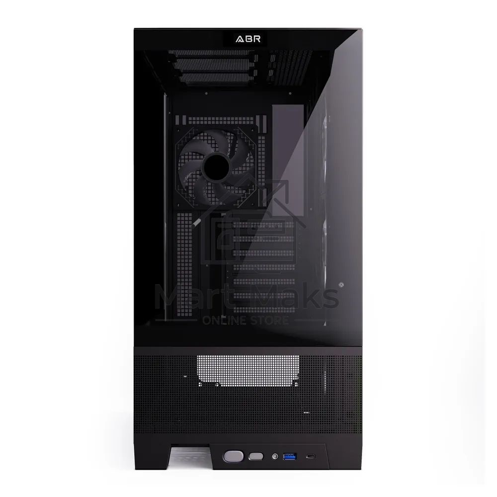 Компьютерный корпус ABR MINI PRO (1*USB 3.0, 1*USB Type-C, HD Audio, 4xRGB Fan, ATX, Micro-ATX, ITX)