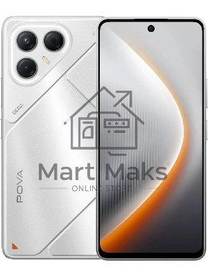 Смартфон Tecno Pova 7 5G LJ7, 8/256Gb, серебристый