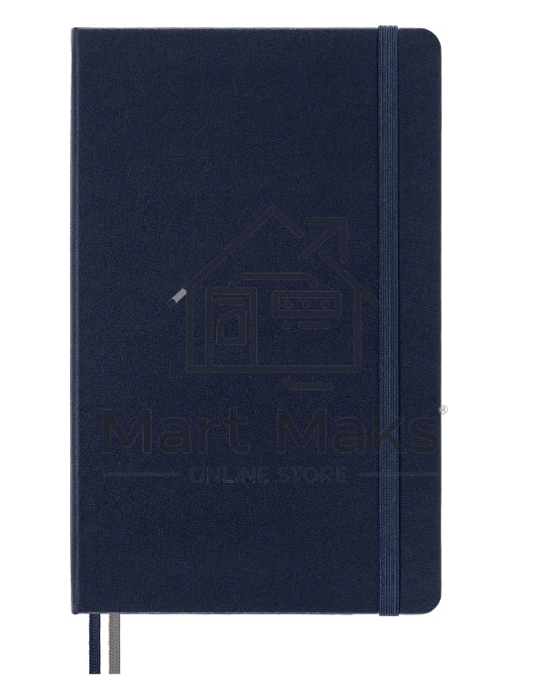 Блокнот Moleskine CLASSIC EXPENDED QP062EXPB20 Large 130х210мм 400стр. нелинованный твердая обложка синий сапфир