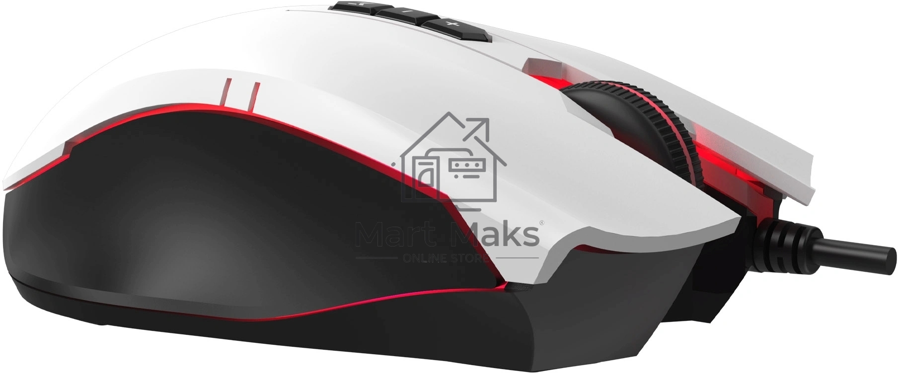 Мышь проводная A4Tech Bloody ES7 белый, 6000 dpi, USB, кнопки - 8